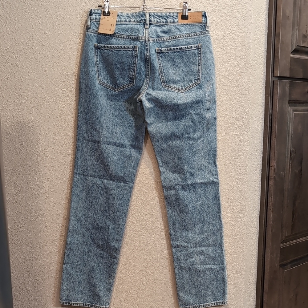PacSun Women's Low Rise Straight Leg Jeans - Picture 3 of 5